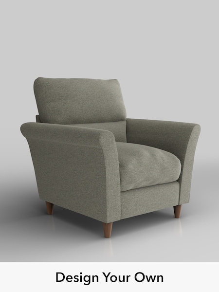 Chunky Marl/Light Olive Green Hartley Highback Relaxed Sit (H34706) | £875