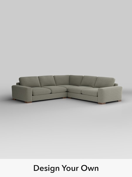 Chunky Marl/Light Olive Green Houghton Deep Relaxed Sit (H34741) | £2,925