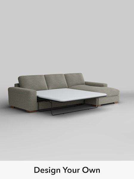 Chunky Marl/Light Olive Green Houghton Deep Relaxed Sit (H34741) | £2,825