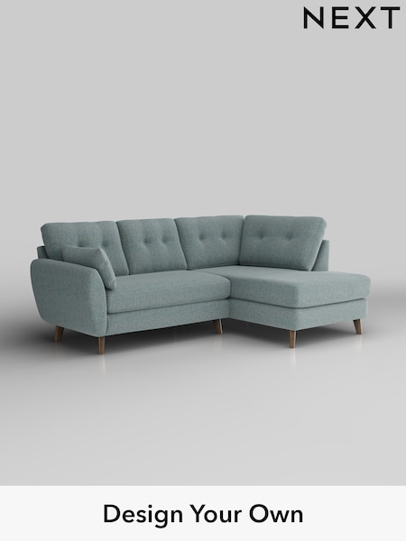 Chunky Marl/Mid Blue Wilson Buttoned Back (H34743) | £1,675
