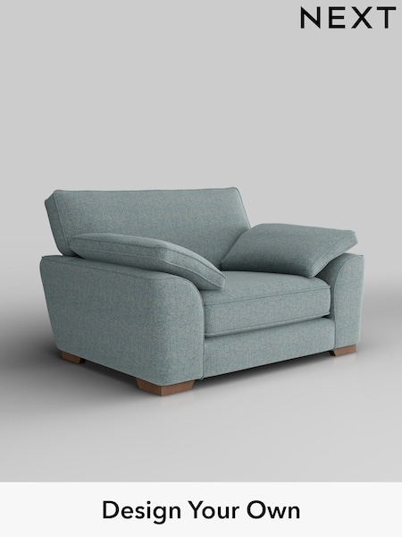 Chunky Marl/Mid Blue Stamford Grand Relaxed Sit (H34744) | £1,299