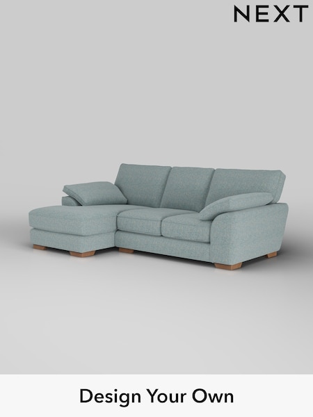 Chunky Marl/Mid Blue Stamford Grand Relaxed Sit (H34744) | £2,275