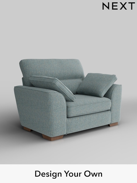 Chunky Marl/Mid Blue Stamford Highback (H34746) | £899