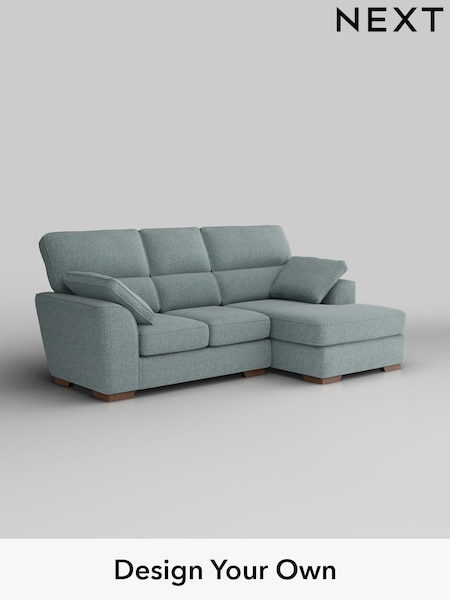 Chunky Marl/Mid Blue Stamford Highback (H34746) | £1,775