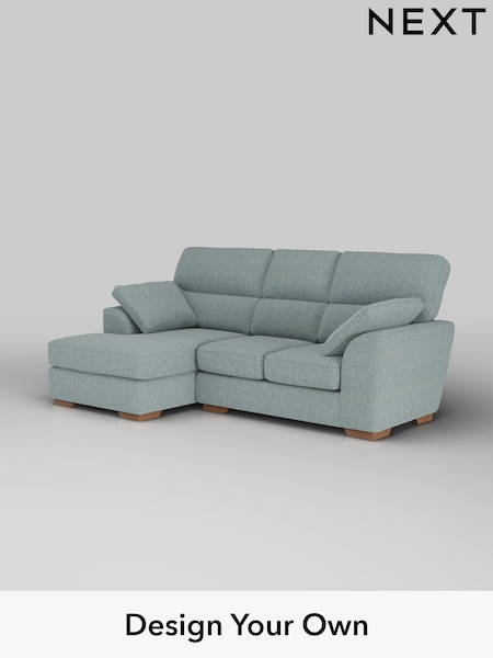 Chunky Marl/Mid Blue Stamford Highback (H34746) | £2,025
