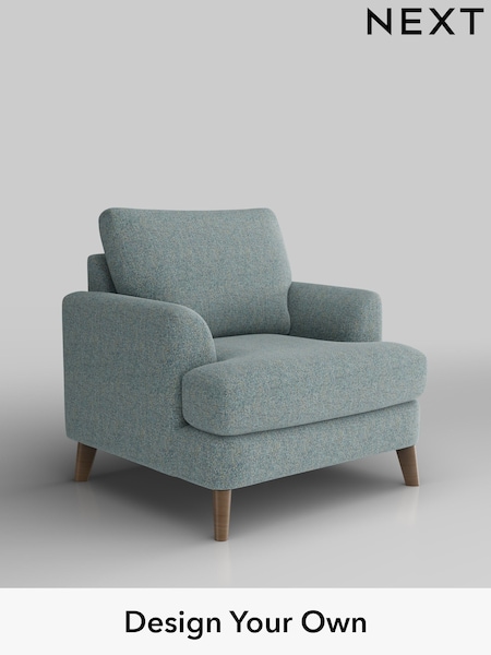 Chunky Marl/Mid Blue Parker (H34757) | £875