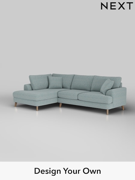 Chunky Marl/Mid Blue Parker (H34757) | £2,250