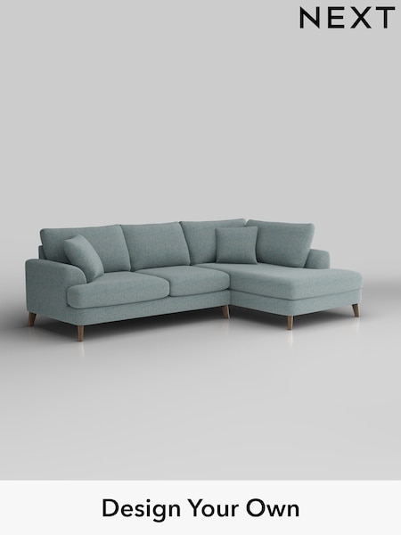 Chunky Marl/Mid Blue Parker (H34757) | £2,250