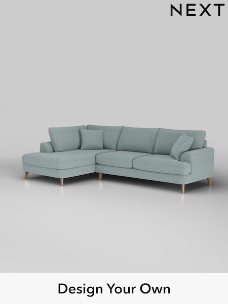 Chunky Marl/Mid Blue Parker (H34757) | £2,350