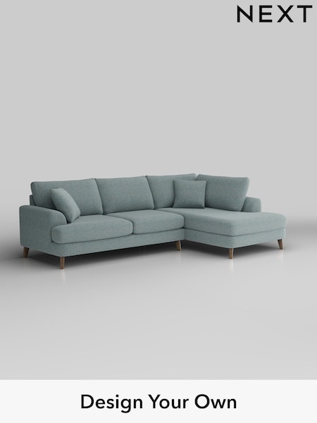 Chunky Marl/Mid Blue Parker (H34757) | £2,350