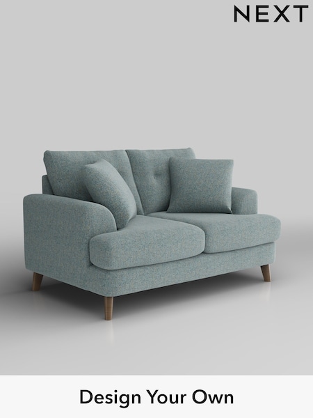Chunky Marl/Mid Blue Parker Buttoned Back (H34758) | £1,225