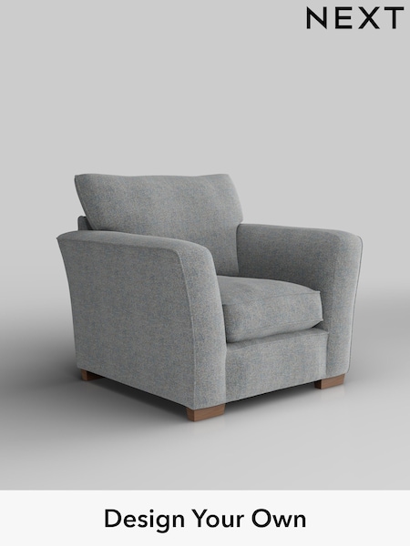 Chunky Marl/Mid Grey Heath Highback (H34760) | £750