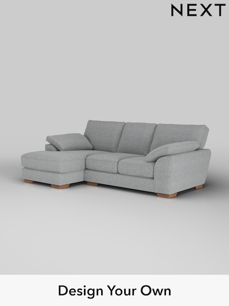 Chunky Marl/Mid Grey Stamford Grand Relaxed Sit (H34774) | £2,275