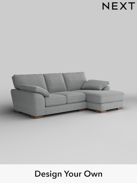 Chunky Marl/Mid Grey Stamford Grand Relaxed Sit (H34774) | £2,275