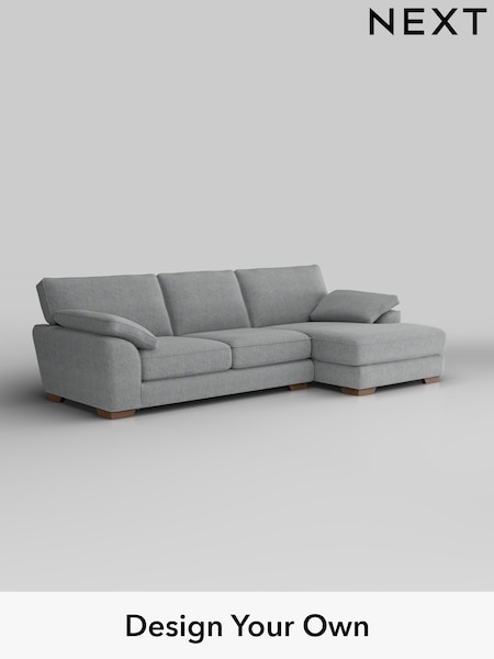 Chunky Marl/Mid Grey Stamford Grand Relaxed Sit (H34774) | £2,550