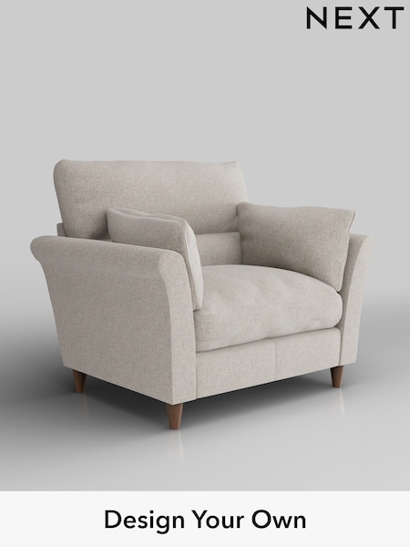 Chunky Marl/Oyster Hartley Highback Relaxed Sit (H34775) | £975