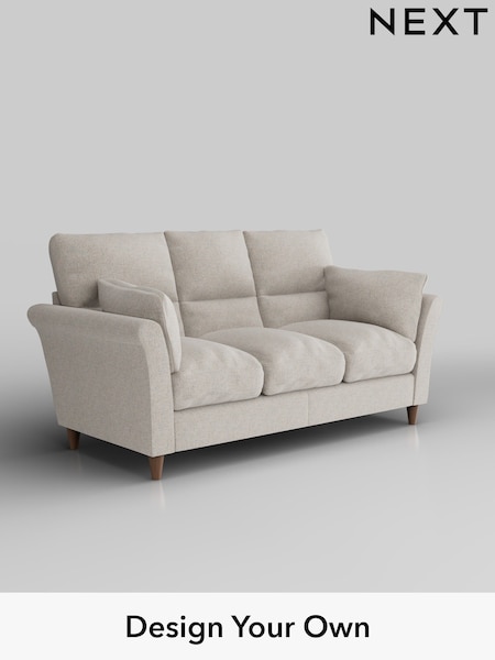 Chunky Marl/Oyster Hartley Highback Relaxed Sit (H34775) | £1,325