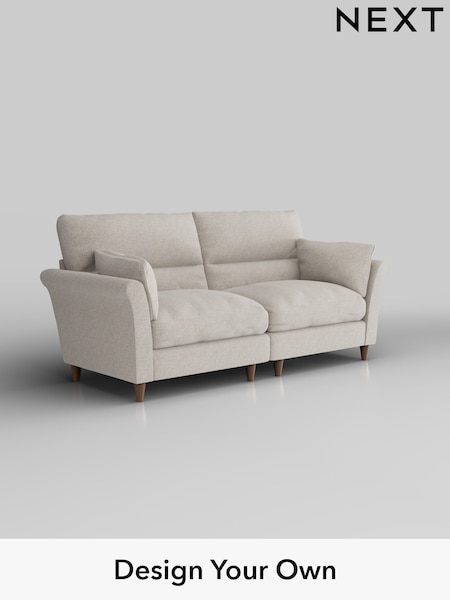 Chunky Marl/Oyster Hartley Highback Relaxed Sit (H34775) | £1,425
