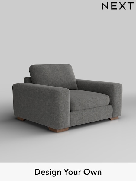 Chunky Texture/Dark Grey Houghton Deep Sit (H34780) | £975