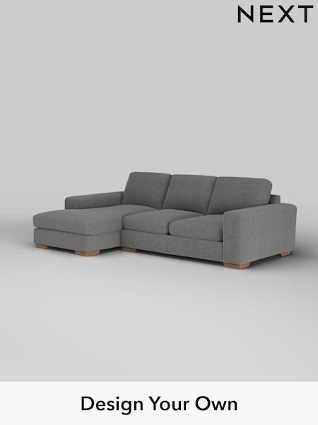 Chunky Texture/Dark Grey Houghton Deep Sit (H34780) | £2,050