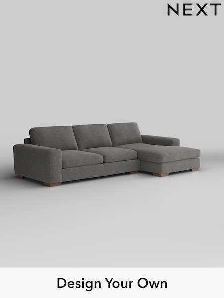 Chunky Texture/Dark Grey Houghton Deep Sit (H34780) | £2,250