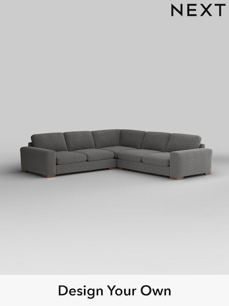 Chunky Texture/Dark Grey Houghton Deep Sit (H34780) | £2,875