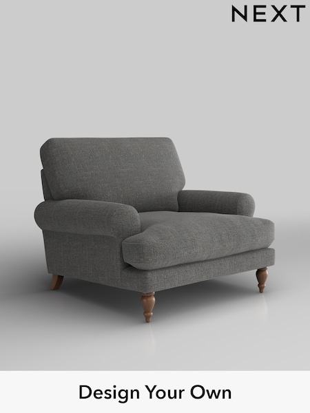 Chunky Texture/Dark Grey Erin Deep Relaxed Sit (H34781) | £875