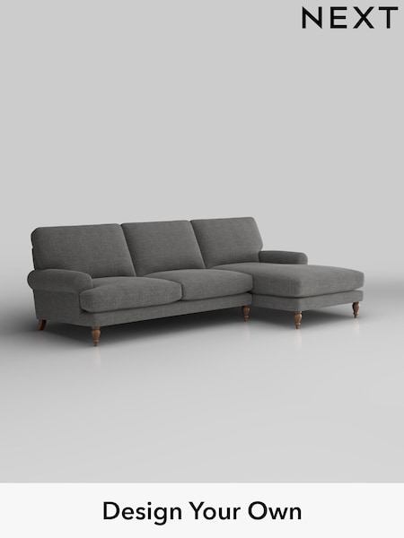 Chunky Texture/Dark Grey Erin Deep Relaxed Sit (H34781) | £1,975