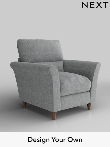 Chunky Marl/Mid Grey Hartley Highback Relaxed Sit (H34783) | £875