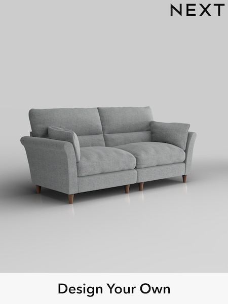 Chunky Marl/Mid Grey Hartley Highback Relaxed Sit (H34783) | £1,425