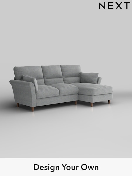 Chunky Marl/Mid Grey Hartley Highback Relaxed Sit (H34783) | £1,950