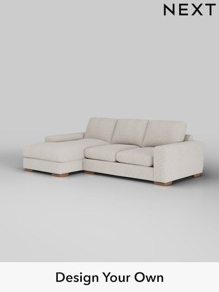 Chunky Marl/Oyster Houghton Deep Relaxed Sit (H34785) | £2,125