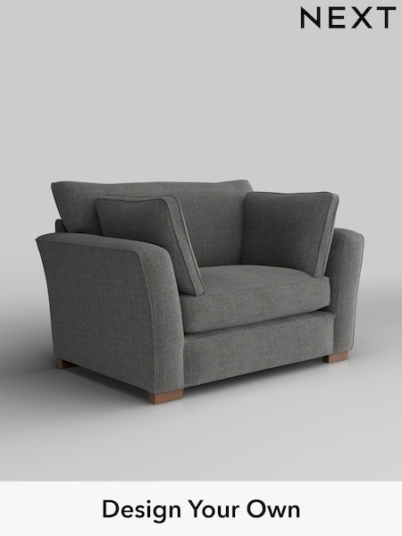 Chunky Texture/Dark Grey Heath Highback (H34786) | £850