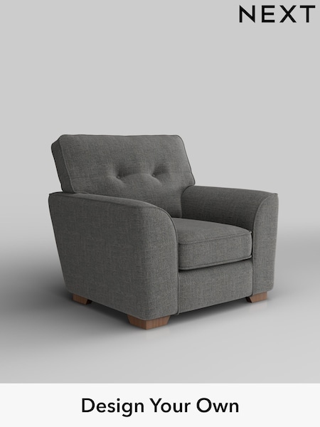 Chunky Texture/Dark Grey Stamford Buttoned Back (H34790) | £799