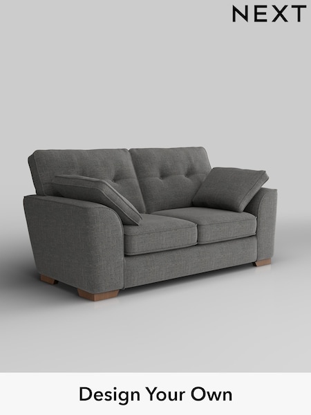Chunky Texture/Dark Grey Stamford Buttoned Back (H34790) | £1,199