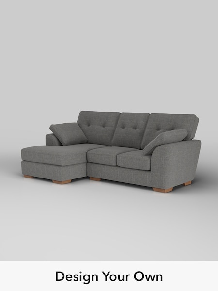 Chunky Texture/Dark Grey Stamford Buttoned Back (H34790) | £1,775
