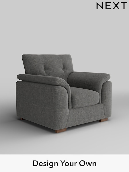 Chunky Texture/Dark Grey Hayden Buttoned Back (H34795) | £750