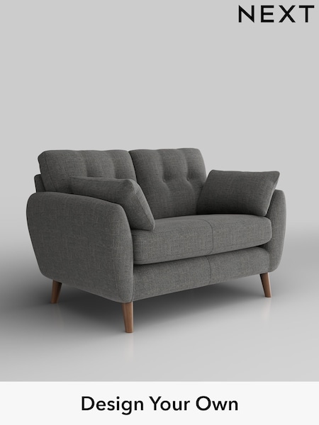 Chunky Texture/Dark Grey Wilson Buttoned Back (H34804) | £850
