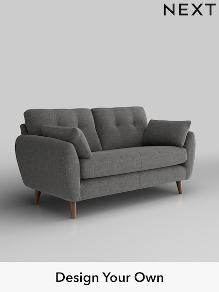 Chunky Texture/Dark Grey Wilson Buttoned Back (H34804) | £950