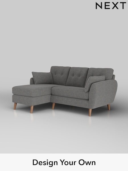Chunky Texture/Dark Grey Wilson Buttoned Back (H34804) | £1,575