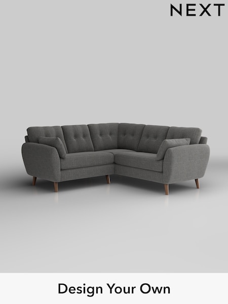 Chunky Texture/Dark Grey Wilson Buttoned Back (H34804) | £1,650