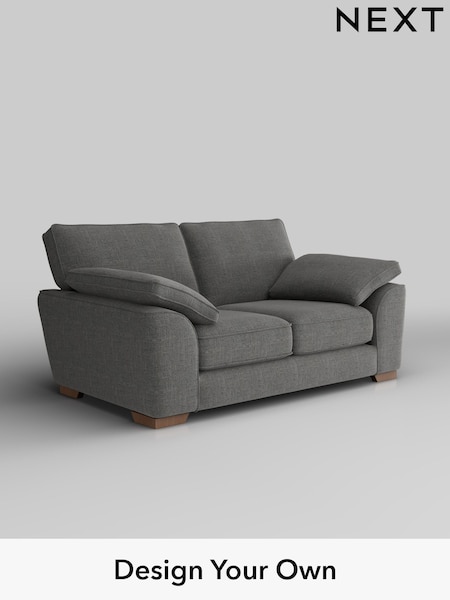 Chunky Texture/Dark Grey Stamford Grand Relaxed Sit (H34805) | £1,625