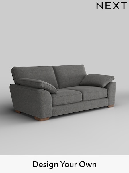 Chunky Texture/Dark Grey Stamford Grand Relaxed Sit (H34805) | £1,725