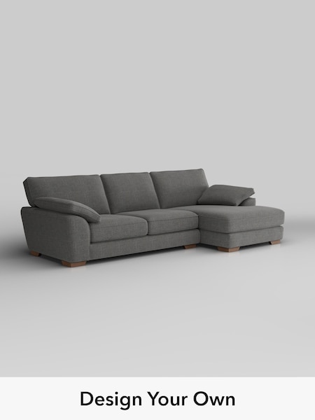 Chunky Texture/Dark Grey Stamford Grand Relaxed Sit (H34805) | £2,550