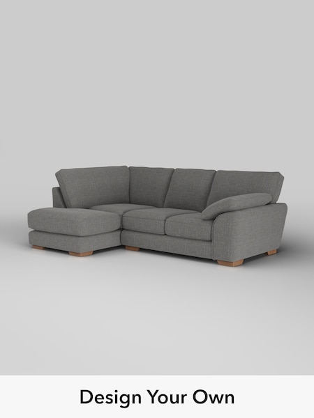 Chunky Texture/Dark Grey Stamford Grand Relaxed Sit (H34805) | £2,375