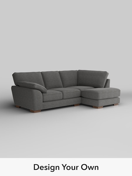 Chunky Texture/Dark Grey Stamford Grand Relaxed Sit (H34805) | £2,375