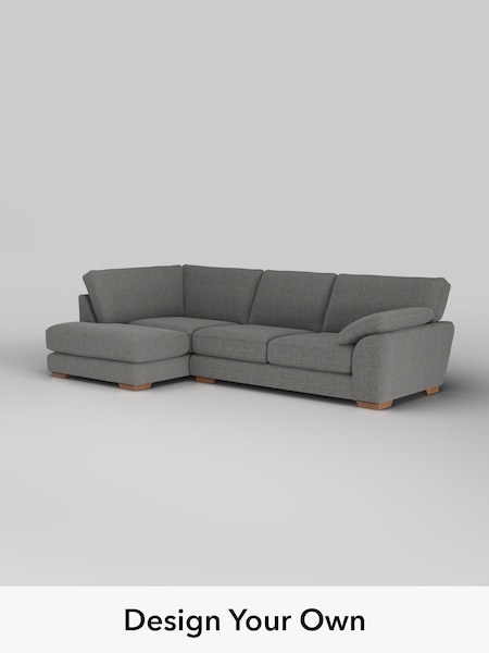 Chunky Texture/Dark Grey Stamford Grand Relaxed Sit (H34805) | £2,525