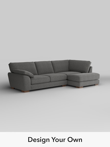 Chunky Texture/Dark Grey Stamford Grand Relaxed Sit (H34805) | £2,525