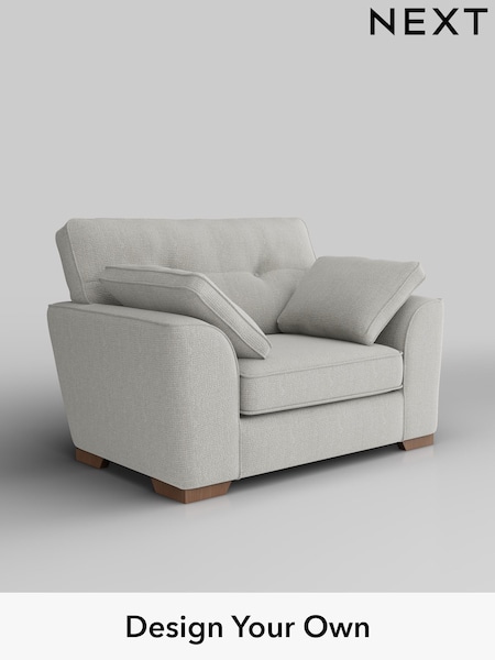 Chunky Texture/Dove Stamford Buttoned Back (H34810) | £899