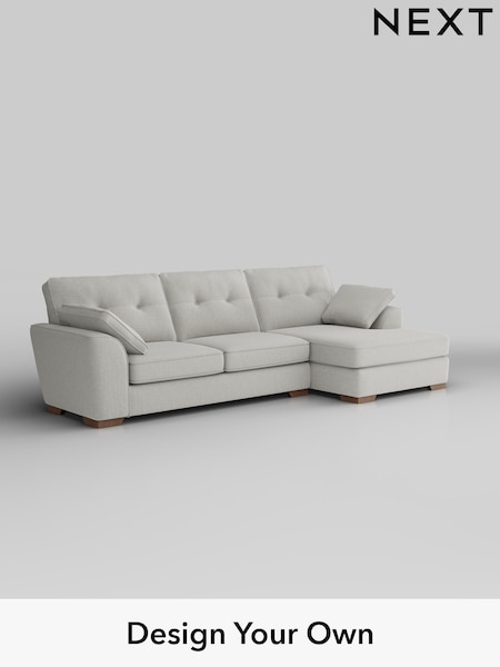 Chunky Texture/Dove Stamford Buttoned Back (H34810) | £2,025